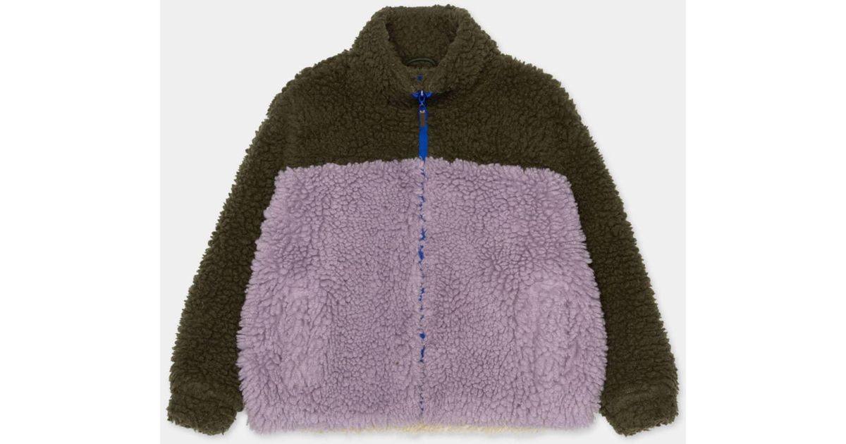 SELFHOOD Light Purple Teddy Jacket | Lyst
