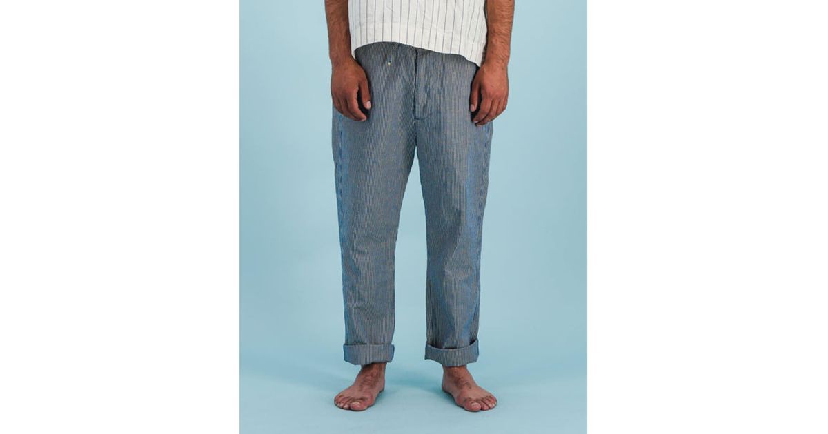 Outland Pantalon Yoga Chambray in Blue for Men | Lyst