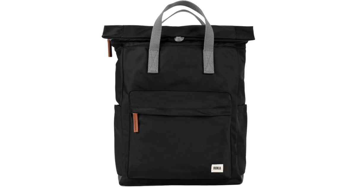 Roka Canfield B Sustainable Backpack Black for Men Lyst UK