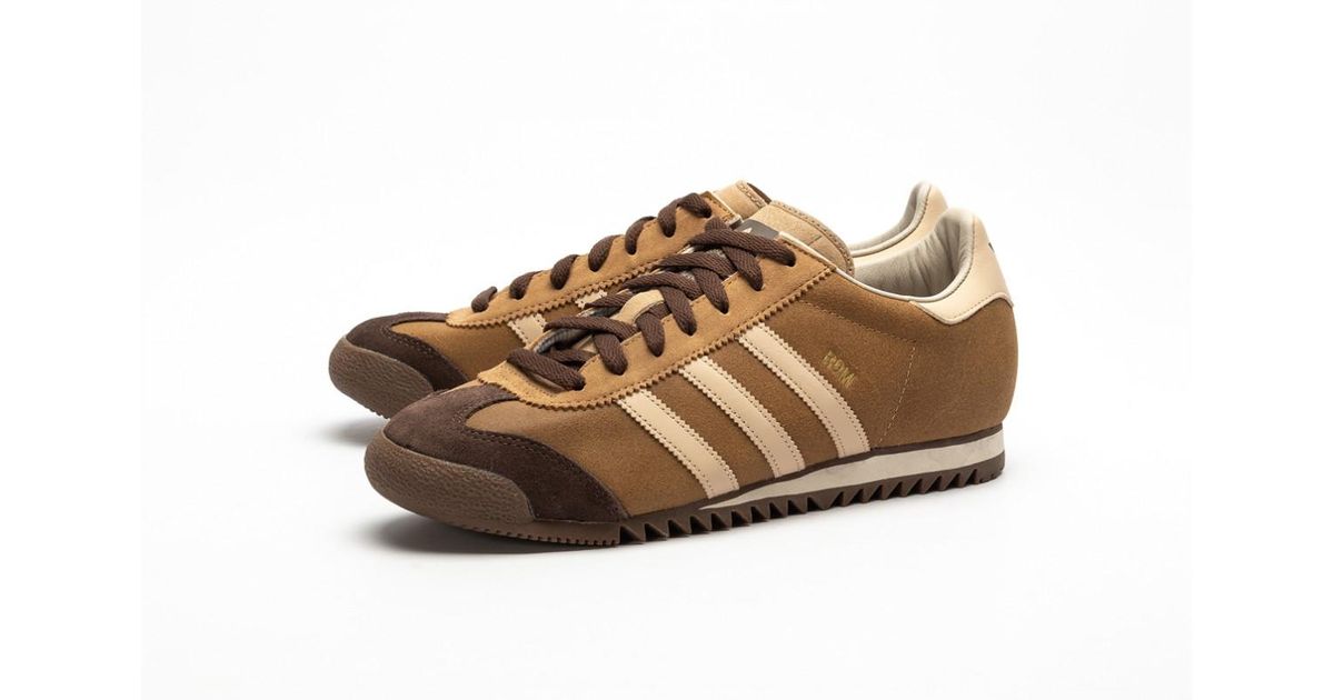 adidas Brown & Stone Rom Trainers for Men | Lyst UK