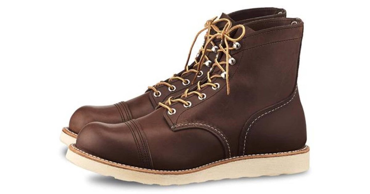 Red Wing Denim Iron Ranger 8088 Amber Harness in Brown for Men - Lyst
