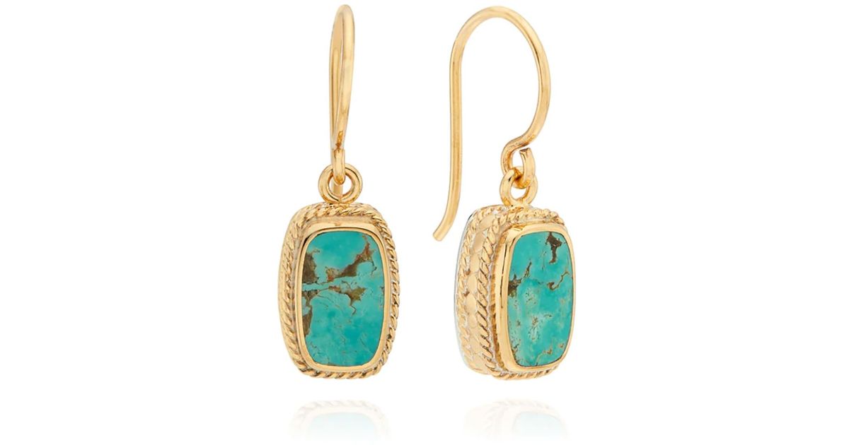 Anna Beck Turquoise Drop Earrings in Blue | Lyst