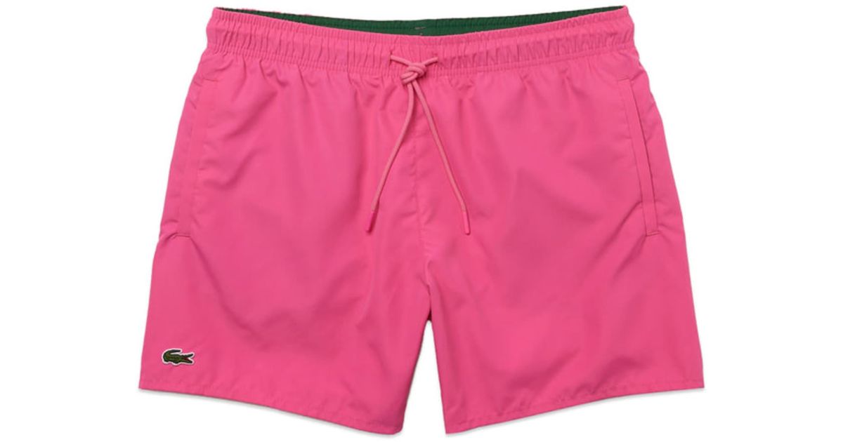 Short De Bain À Séchage Rapi Mh6270 Lacoste en coloris Rose | Lyst