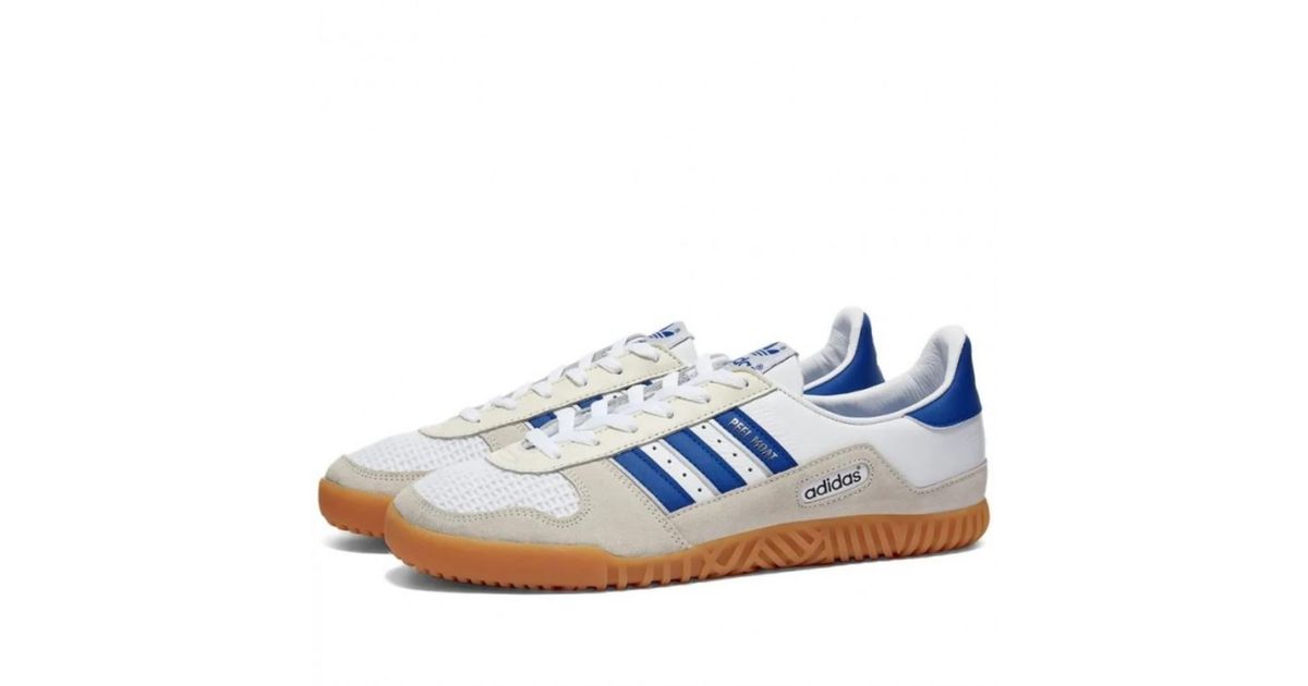 adidas Indoor Comp H01794 White Royal Blue for Men | Lyst