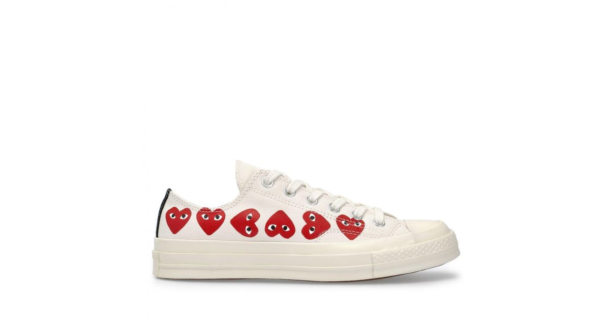 converse rouge coeur