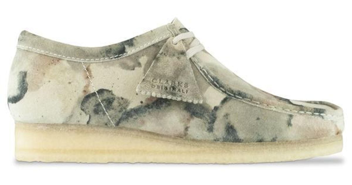 clarks wallabee off white camo