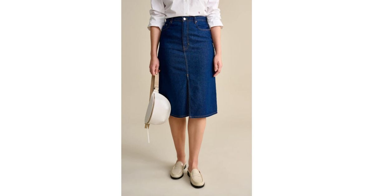 Bellerose Phoebee Blue Rinse Skirt | Lyst