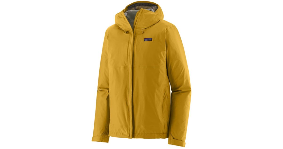 Patagonia Torrentshell 3l Jacket Cabin Gold in Yellow Lyst