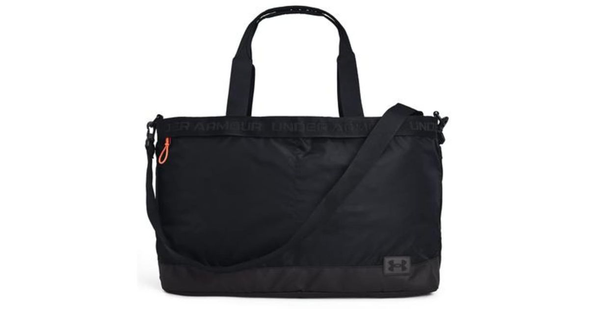 Under Armour Essentials Signature Tote Bag in Black | Lyst