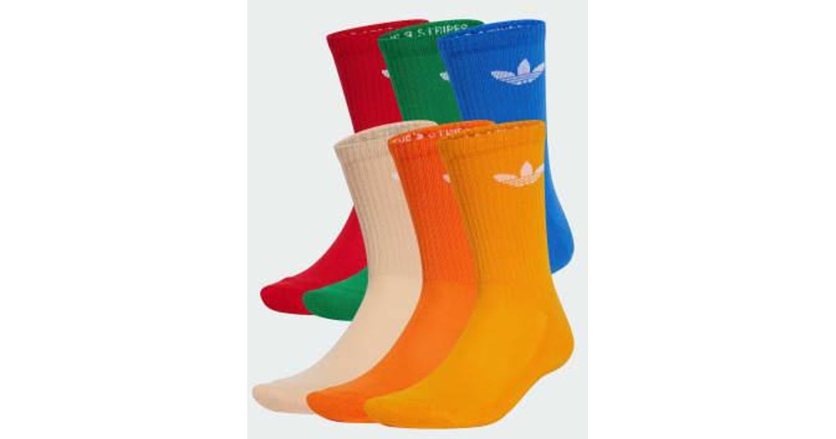 Calcetines Clasicos Trefoil Cushion adidas de hombre de color Naranja Lyst