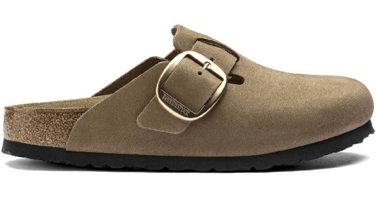 birkenstock boston mud green