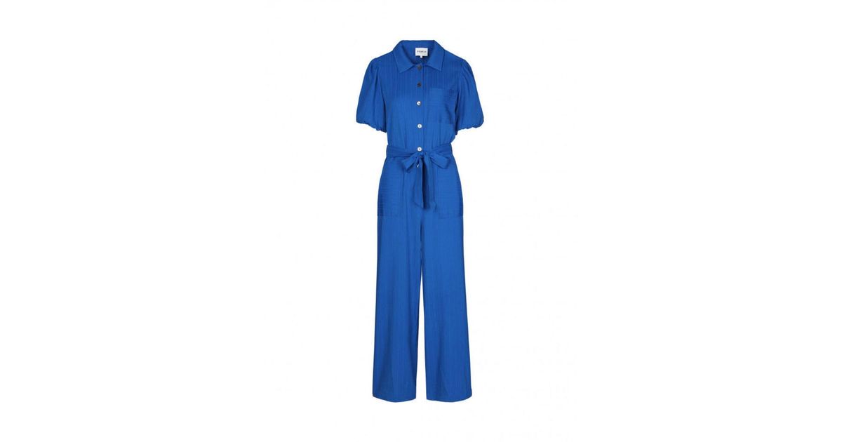 FRNCH Jumpsuit Electric Blue Lyst