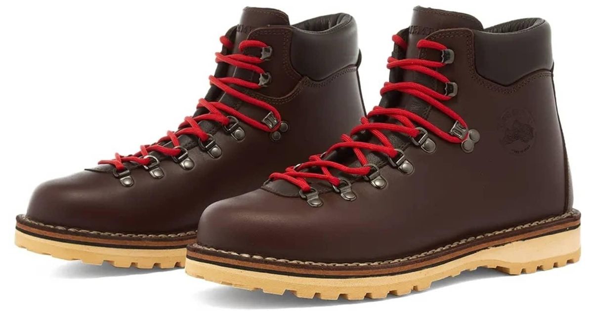 Diemme Roccia Vet Boot Mogano Original Leather Shoes in Red for Men ...