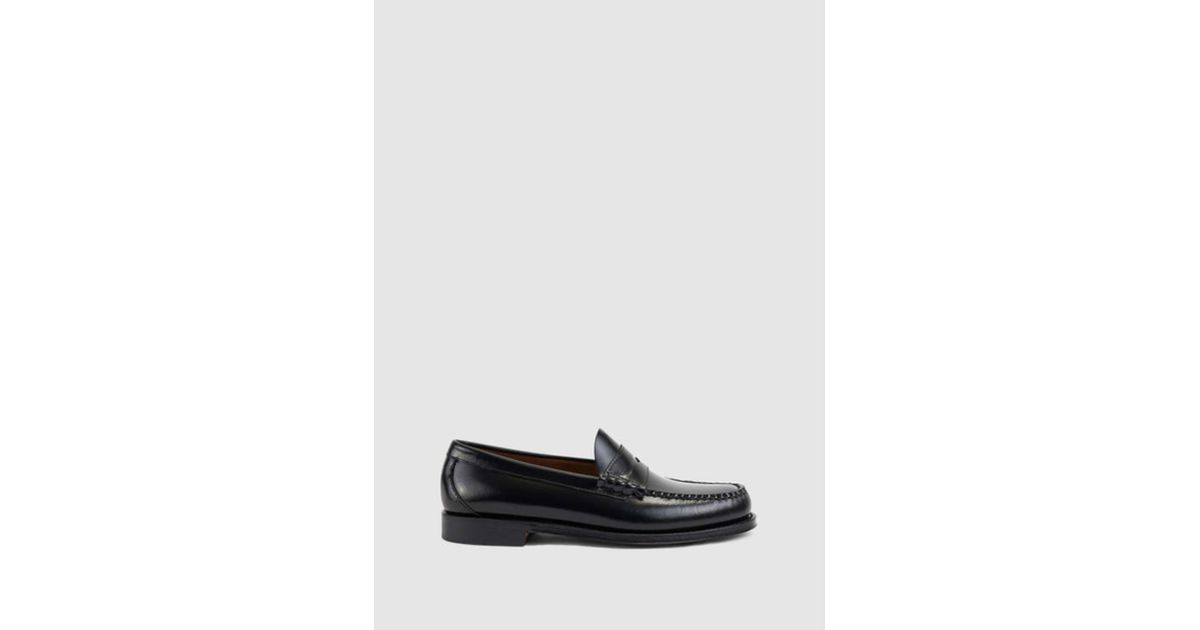 G.H. Bass & Co. S Weejun Heritage Larson Moc Penny Loafers in Black for ...