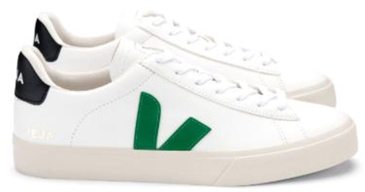 Veja esplar leather shop white emeraude