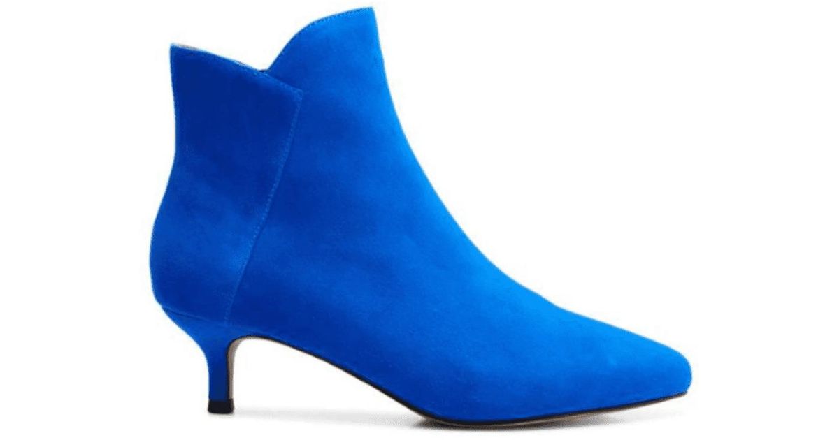 Cobalt ankle sale boots