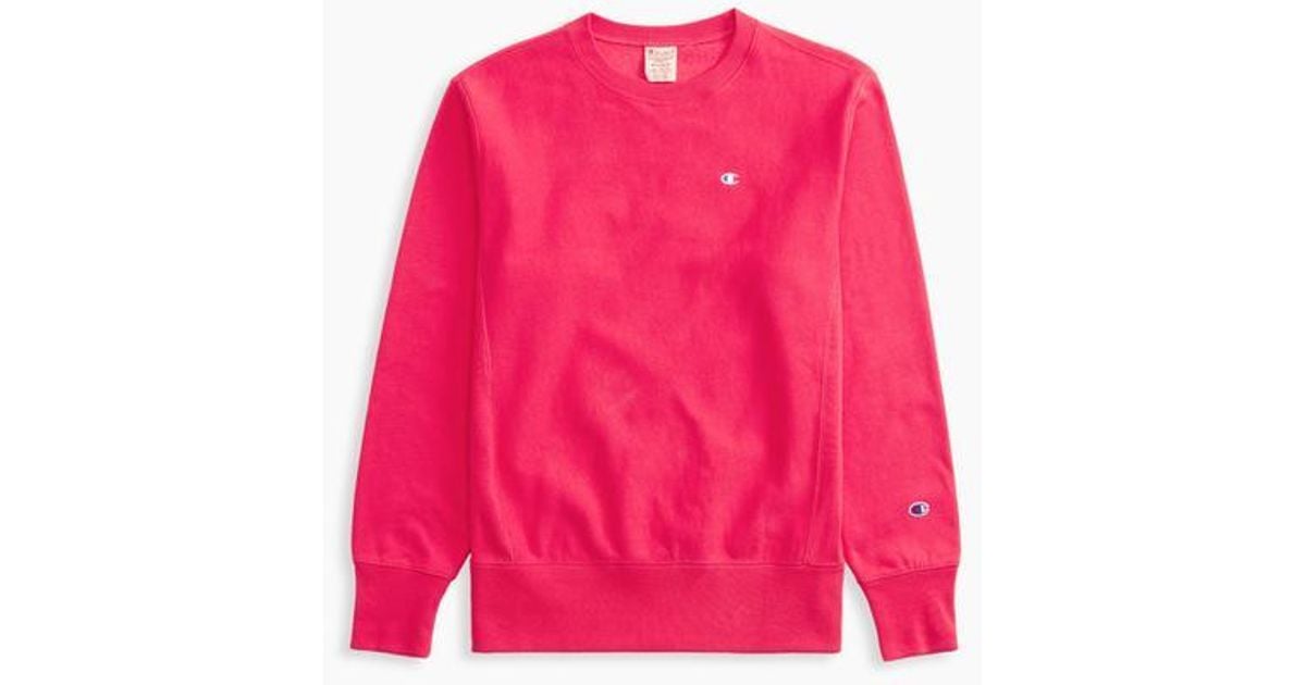 hot pink champion crewneck