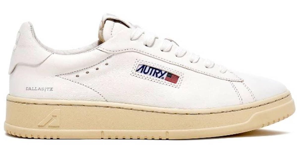 Autry Dallas Leather Goat Shoes in White for Men Lyst