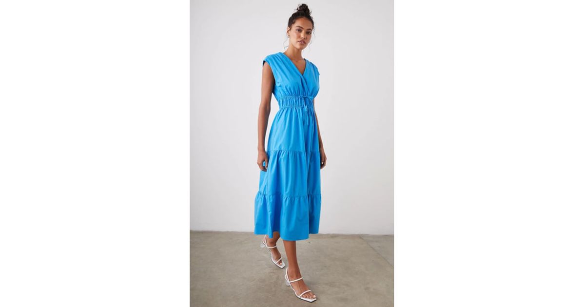 Rails Lucia Dress Pacific in Blue | Lyst