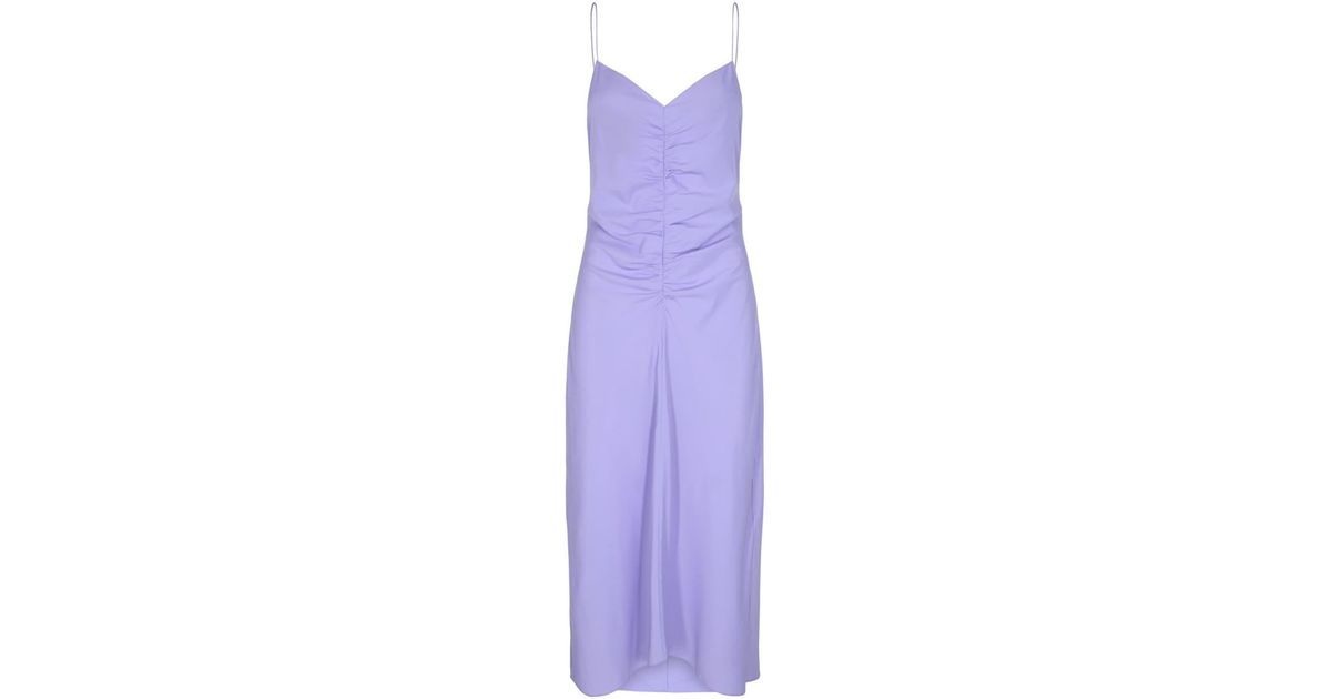 Designers Remix Valerie Drape Slip Dress Lavender in Purple | Lyst