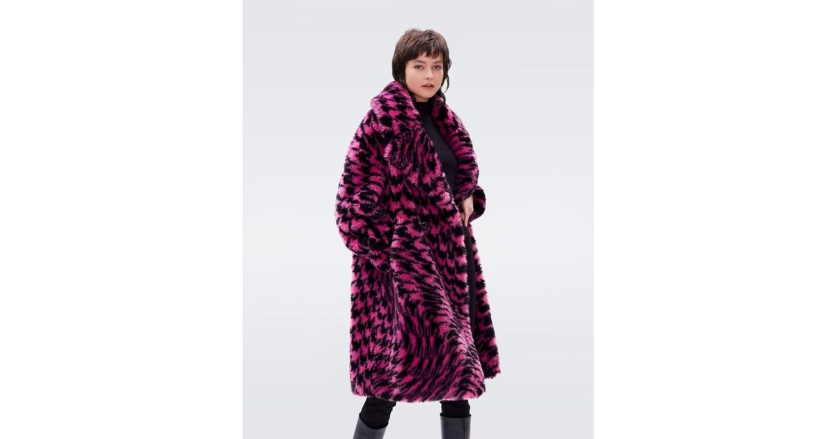 Diane von shop furstenberg wrap coat