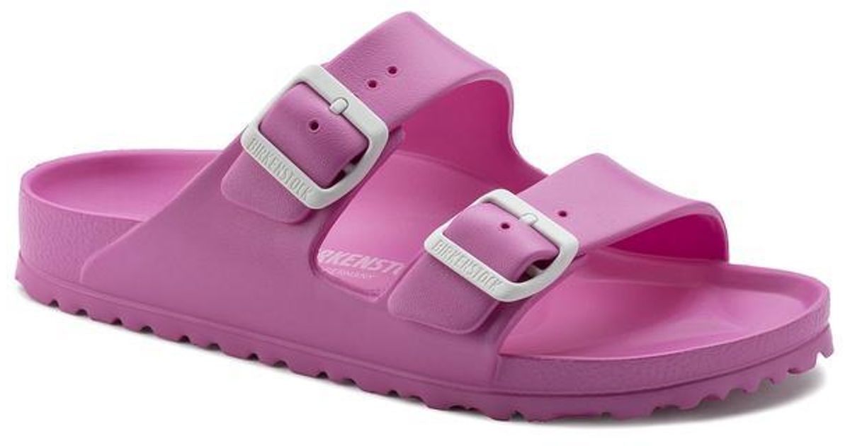 birkenstock arizona eva neon pink