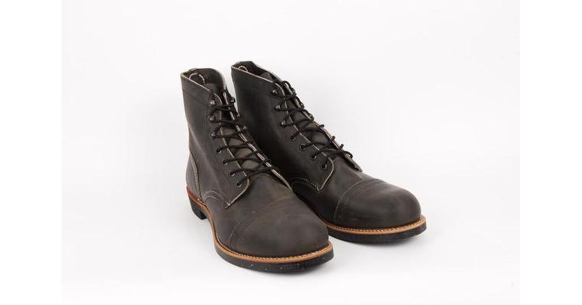 red wing iron ranger charcoal