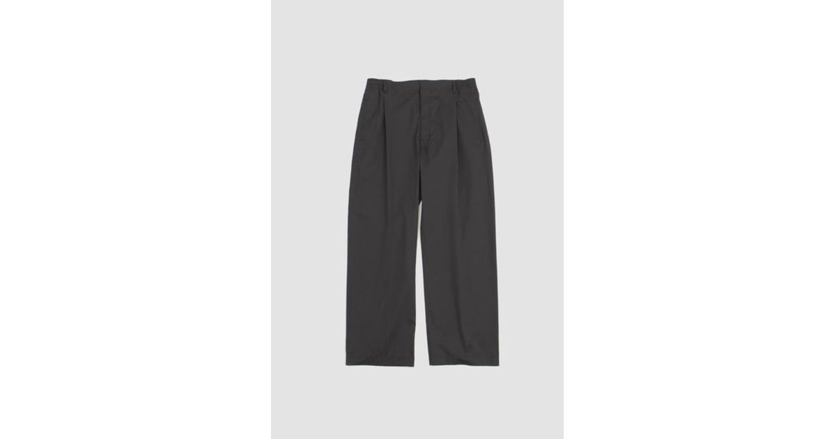 Lemaire Easy Pleated Pants Zinc in Gray for Men Lyst