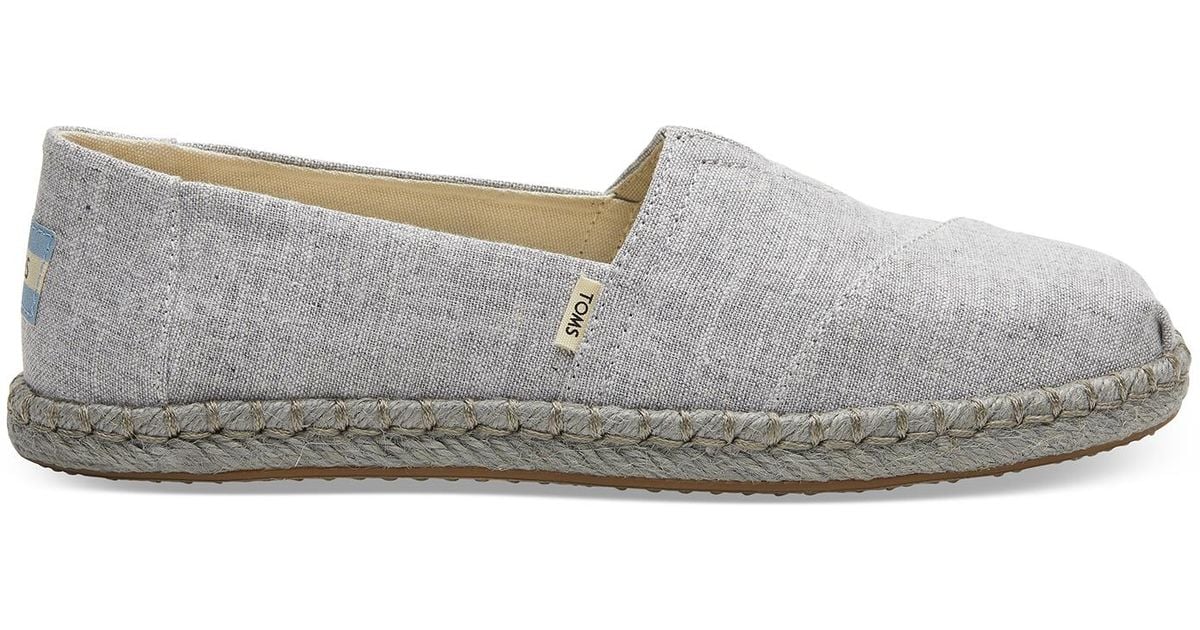TOMS Canvas Womens Drizzle Grey 