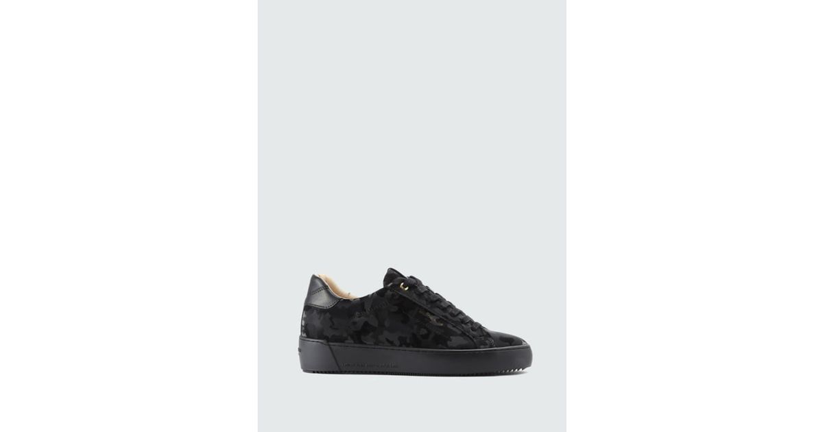 Android Homme S Zuma Leather Camo Trainers in Black for Men | Lyst