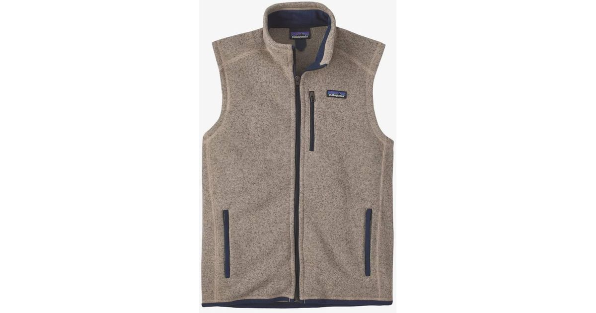 Patagonia M's Better Sweater Vest Oar Tan in Brown for Men Lyst UK