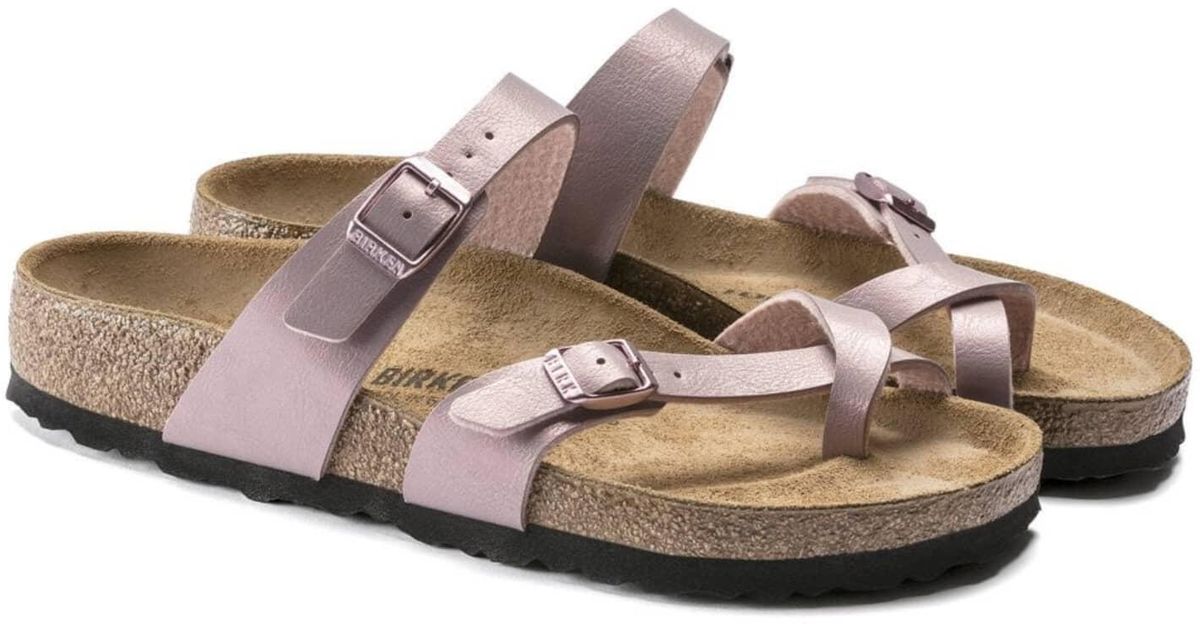 Birkenstock Blush Birko Flor Mayari Graceful Lavender Sandals | Lyst