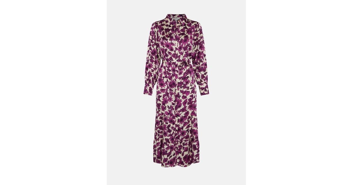FABIENNE CHAPOT Noa Dress With Fleurs De Mer Print in Purple | Lyst