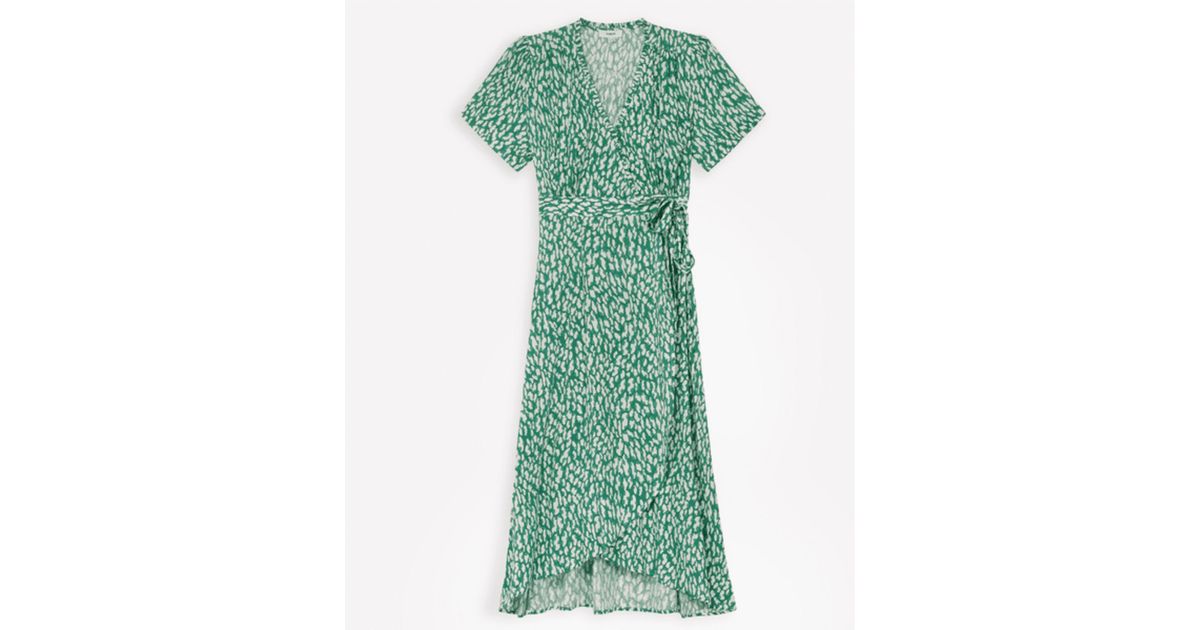 Suncoo Coline Green Dress | Lyst