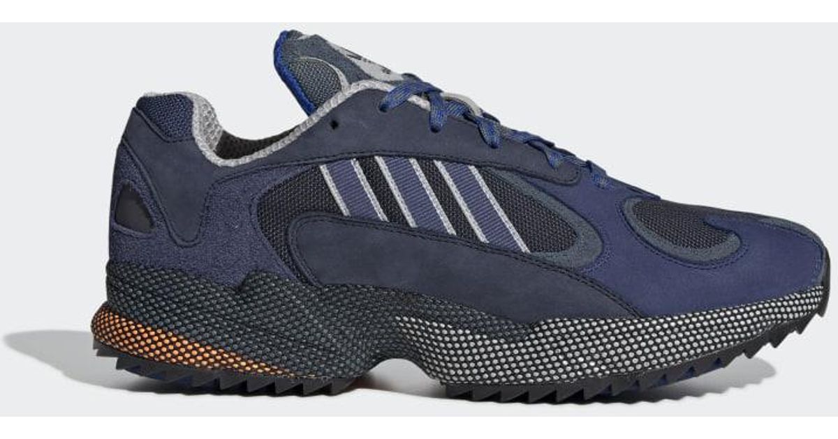 adidas Legend Ink Tech Indigo And Gray Two Zapatilla Yung 1 in Blue for