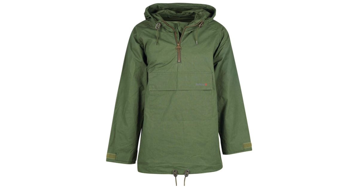 Barbour Cotton Lowland Smock Casual Jacket in Green for Men Lyst