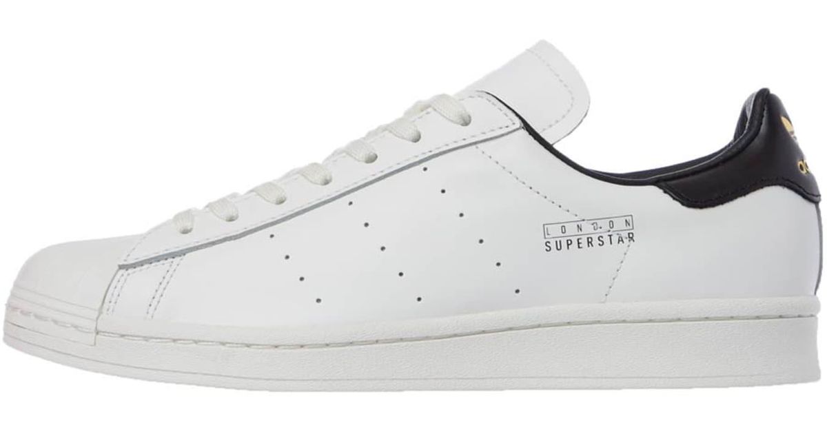 adidas White Superstar Pure London Trainers for Men | Lyst