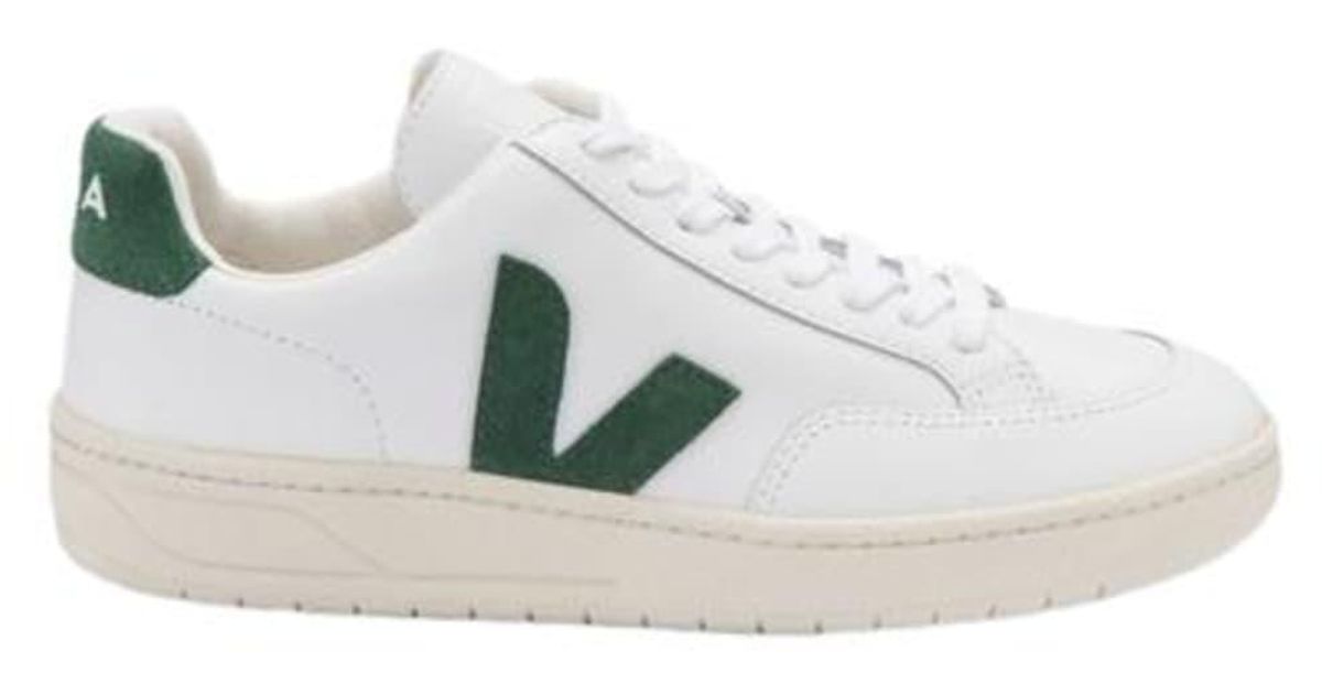 Veja V 12 Leather White Cyprus S Shoes - Save 33% - Lyst