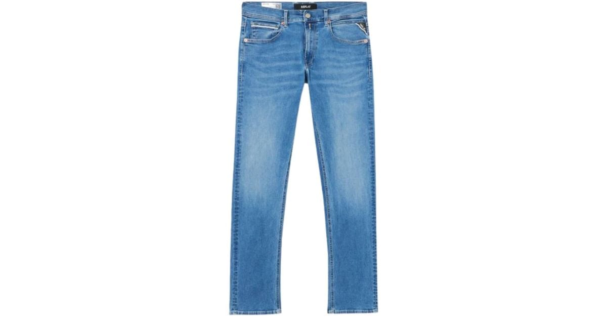 Replay Grover Pant in Blue for Men | Lyst