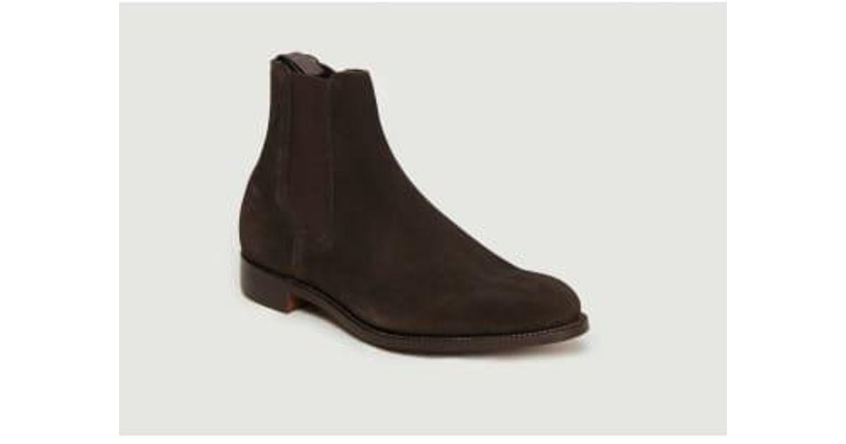 L’Exception Paris Pembroke Dark Brown Chelsea Boots for men in Black