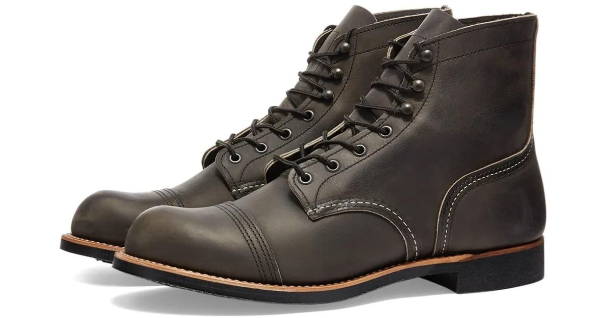 red wing iron ranger 8086 charcoal