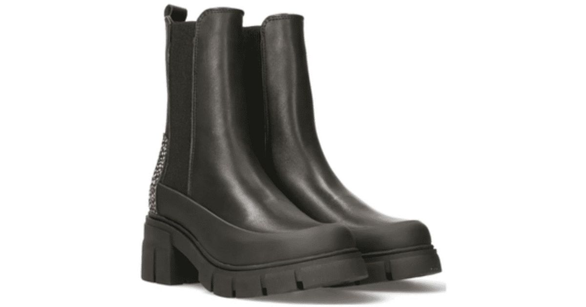 Maruti Black Alfa Leather Boots Lyst