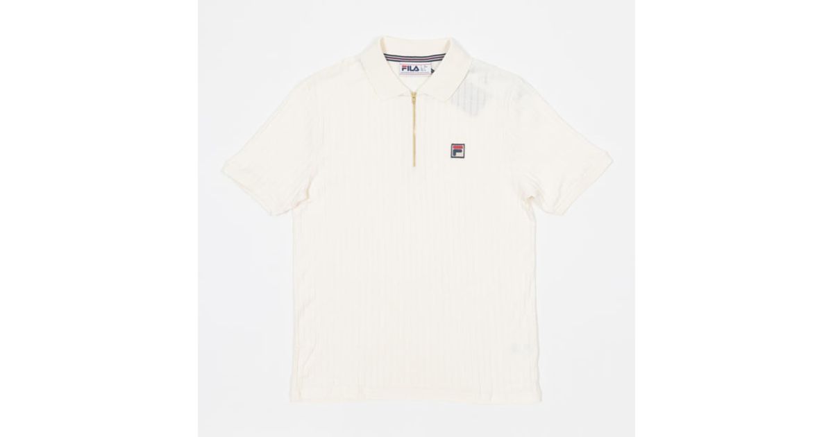 White hotsell fila polo