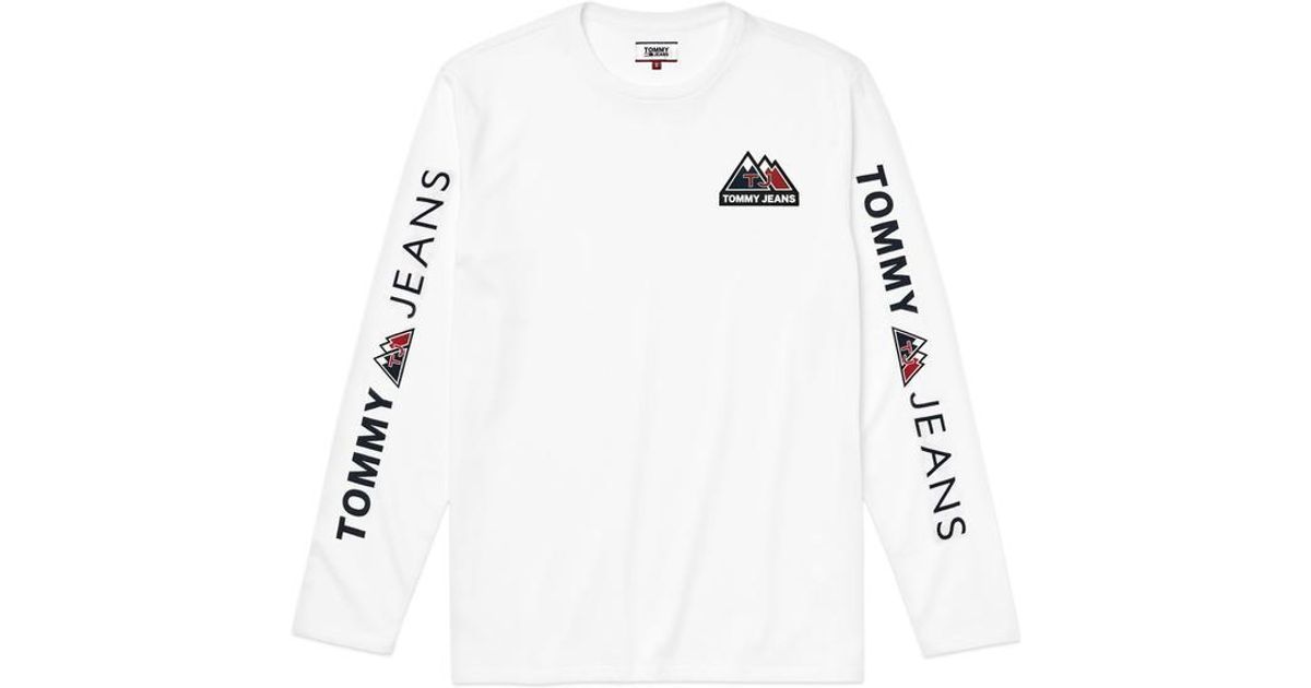 tommy jeans t shirt long sleeve