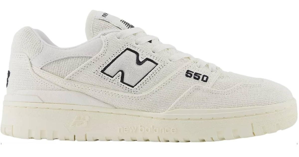 New Balance Shoes 550 Sea Salt/black in White Lyst