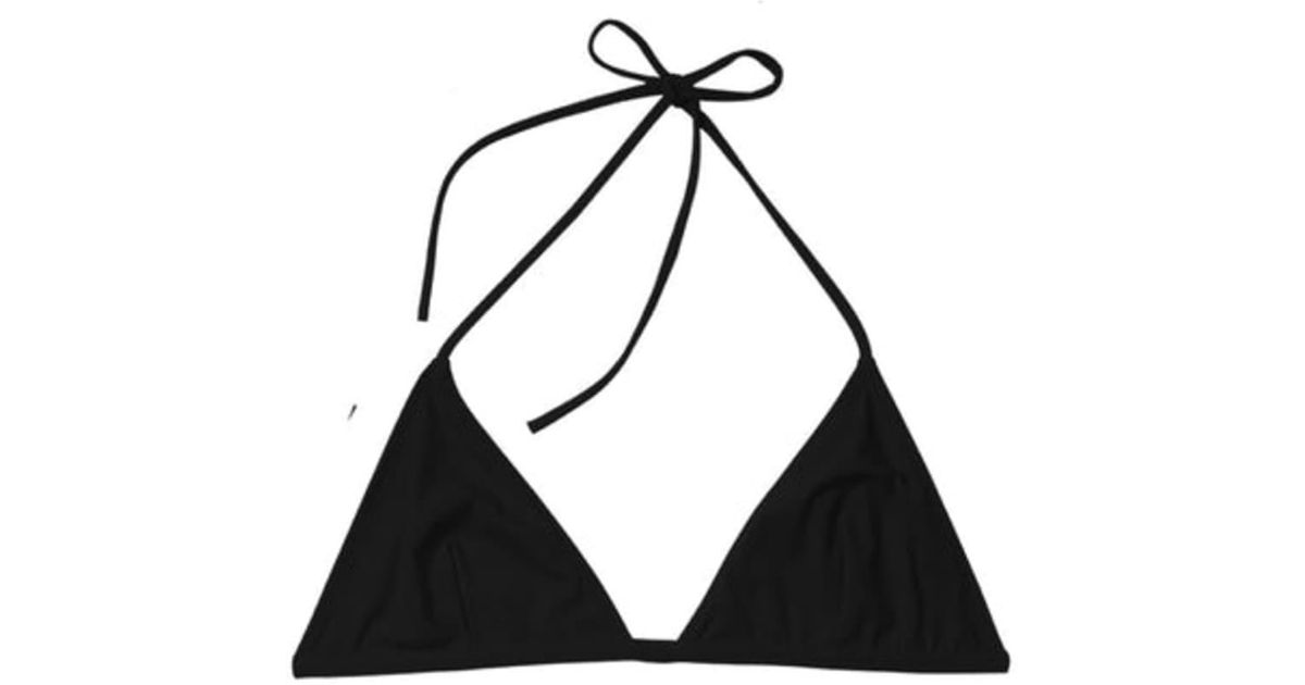 Lido Trentotto Black Bikini Top Lyst