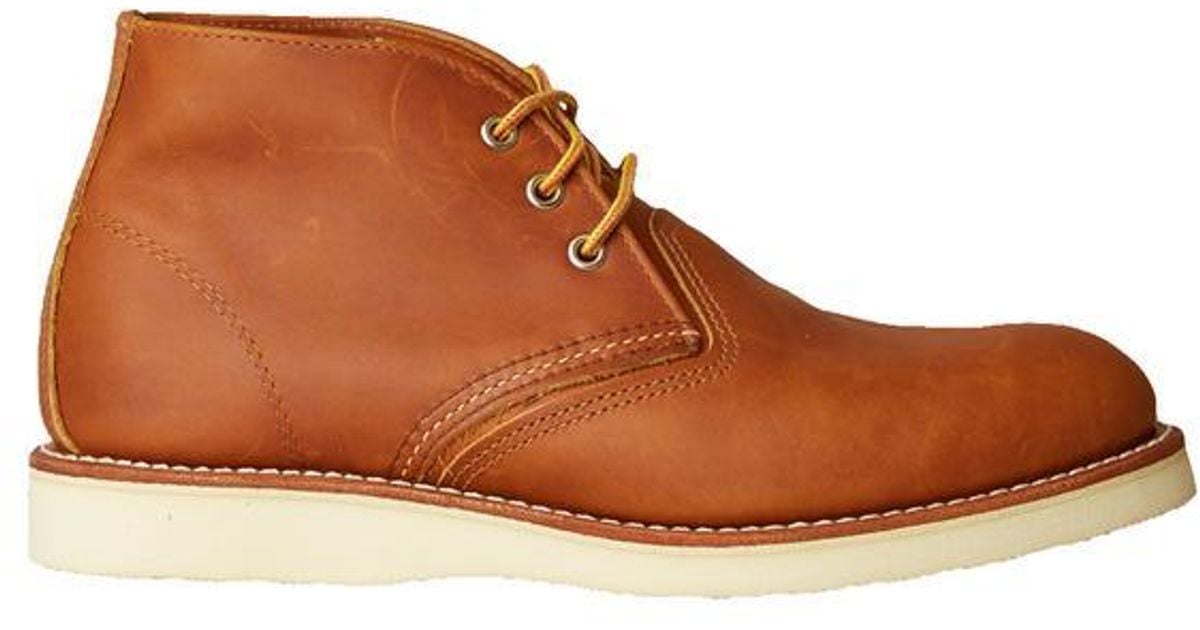 Red Wing Leather 3140 Heritage Work Chukka in Brown for Men | Lyst