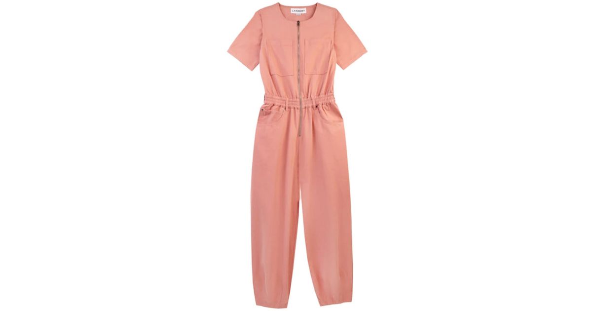 L.F.Markey Blush Francis Boiler Suit in Pink | Lyst