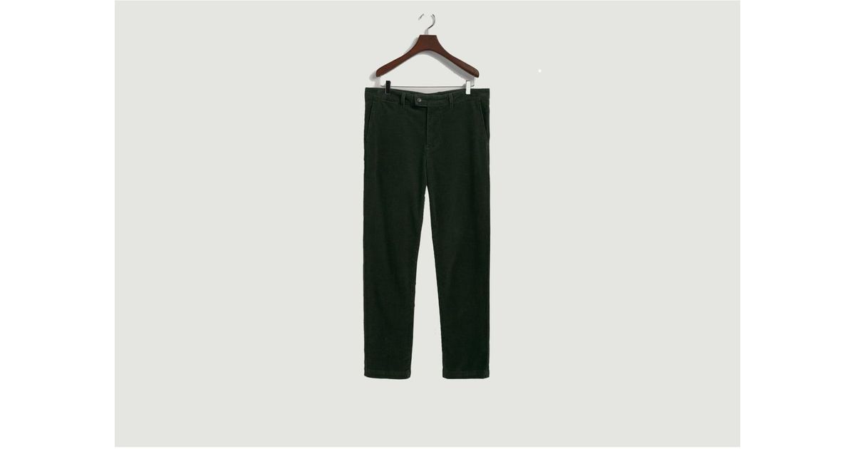 GANT Allister Straight Corduroy Chino Pants for Men | Lyst UK
