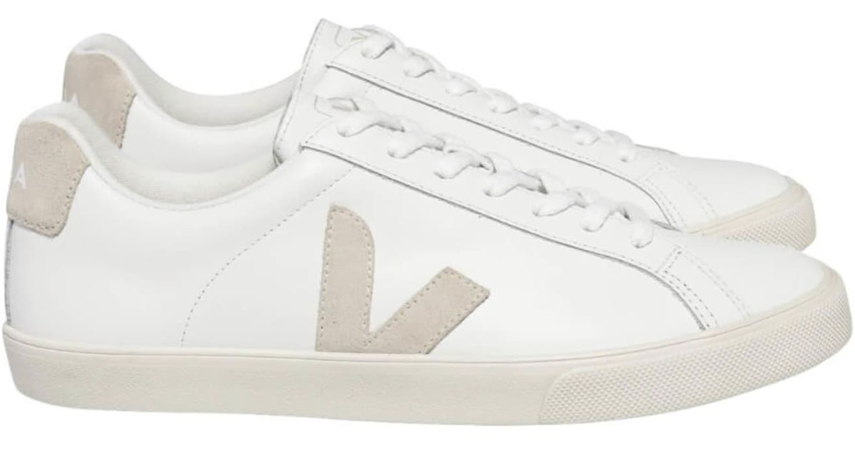 Veja Esplar Leather Extra White Sable Trainers for Men | Lyst